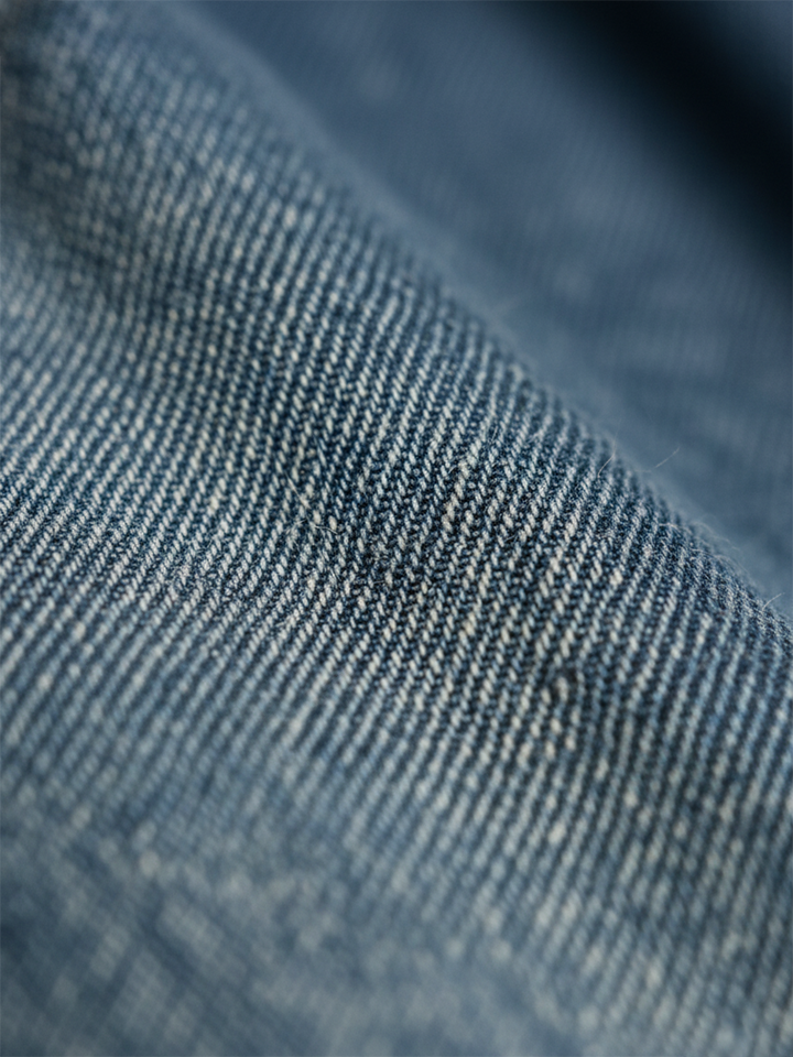 Karen | Vintage Washed Denim Maxi Dress with a Touch of Soft Cotton