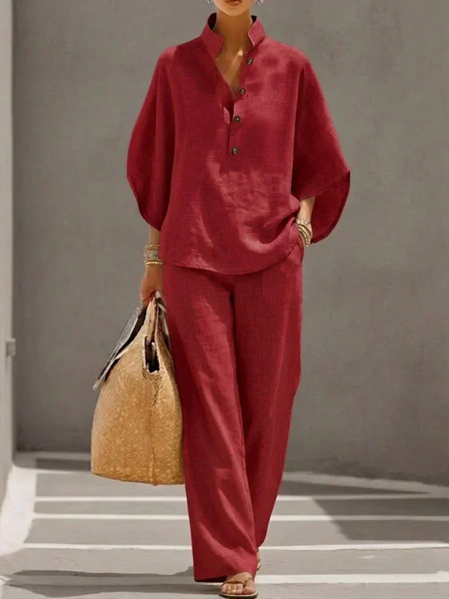 Immaculata | Bed Linen Set with Batwing Sleeves
