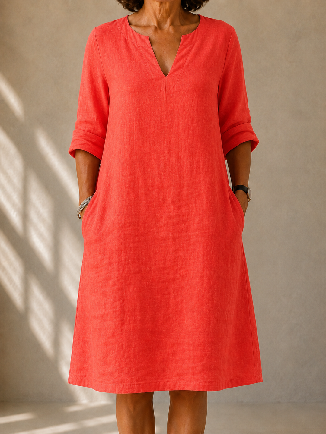Fluid Dress Straight Cut Margot