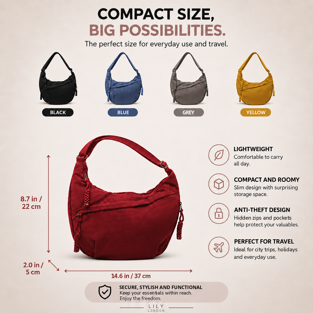 Madison | Black Shoulder Bag